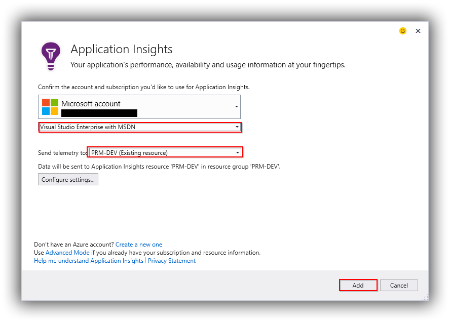 visual-studio-configure-application-insights-telemetry | Please Release Me